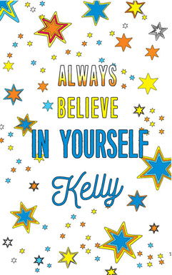anti stress personalized adult coloring with name exemple firstname Kelly